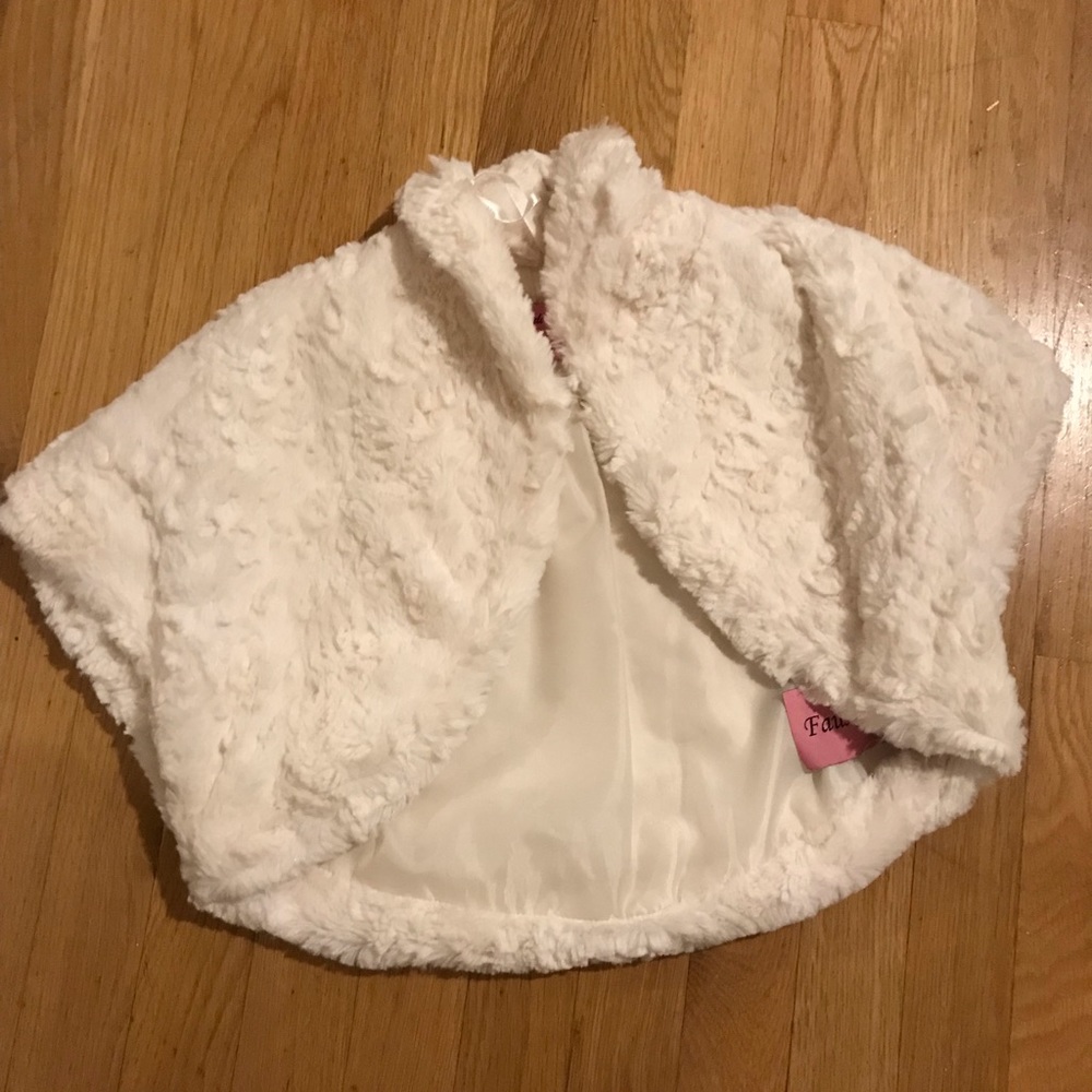 Woman’s faux fur cover
